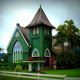 Waioli Huiia Church in Hanalei Kauai by Melinda Baugh