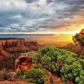 Warm Glow On The Colorado National by Ronda Kimbrow Photography
