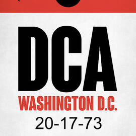 Washington D.C. Airport Poster 1 by Naxart Studio