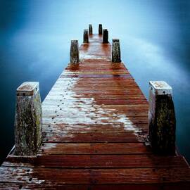 Water on the Jetty by Dave Bowman
