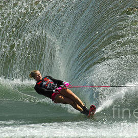 Water Skiing Magic of Water 27 by Bob Christopher