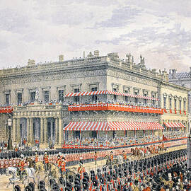 Waterloo Place and Pall Mall by English School