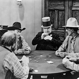 W.C. Fields Playing Poker by Underwood Archives