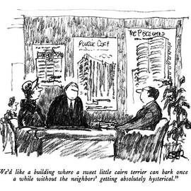 We'd Like A Building Where A Sweet Little Cairn by Robert Weber