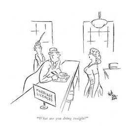 What Are You Doing Tonight? by Ned Hilton