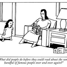 What Did People Do Before They Could Read by Bruce Eric Kaplan