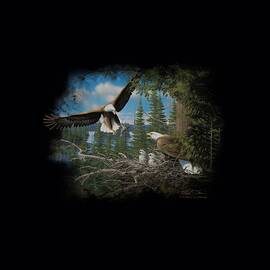 Wildlife - Spring Bald Eagles by Brand A