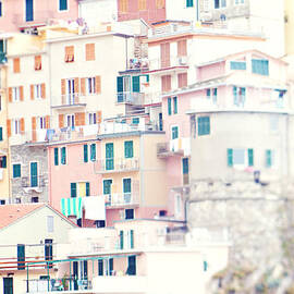 Windows of Manarola Cinque Terre Italy by Kim Fearheiley