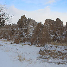 Winter In The Badlands by Joseph Schofield