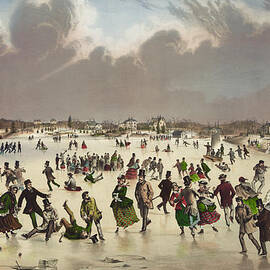 Winter scene circa 1859 by Aged Pixel