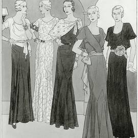 Women Wearing Designer Dresses by Polly Tigue Francis