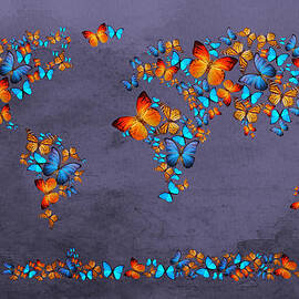 World Map  by Mark Ashkenazi