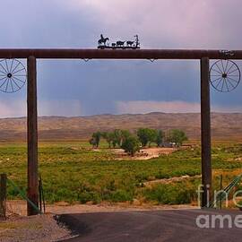 Wyoming Ranch Entrance