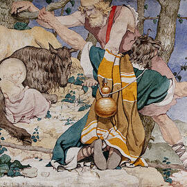 Young Aesculapius, Greek God Of Medicine by Wellcome Images