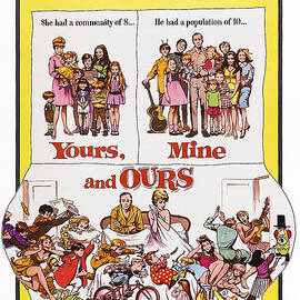 Yours, Mine And Ours, Us Poster Art by Everett