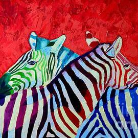 Zebras In Love 