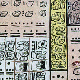 Mayan Number System, Codex Dresdensis by Photo Researchers