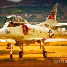 A-4 Skyhawk Up for a Hunt by Gus McCrea
