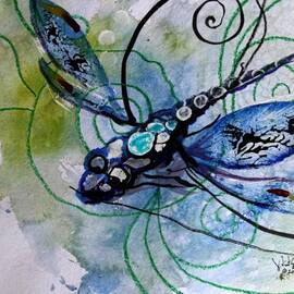 Abstract Dragonfly 10 by J Vincent Scarpace