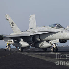An Fa-18c Hornet During Flight by Gert Kromhout