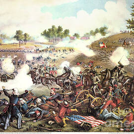 BATTLE OF BULL RUN, 1861 by Granger Historical Picture Archive