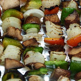 BBQ grilled vegetables