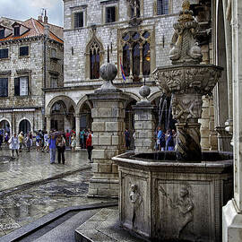 Caught in the Rain - Dubrovnik by Madeline Ellis