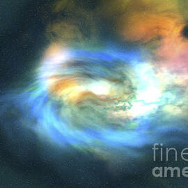 Cosmic Space Image Of The Universe by Corey Ford