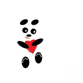 Fading Like A Flower. Panda In Love. #01 by Ausra Huntington nee Paulauskaite