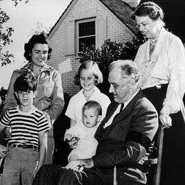 Fdr Presidency. Front Row, From Left by Everett