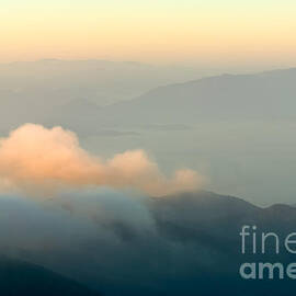 Fontana Lake Sunrise by Clarence Holmes