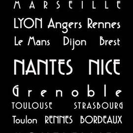 French Cities - Bus Roll Style by Georgia Clare