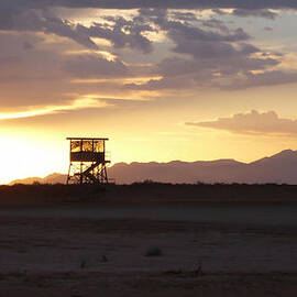 Ft. McGregor Base Camp New Mexico Sunset