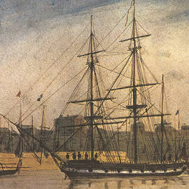 Hms Beagle, 1841 by Science Source