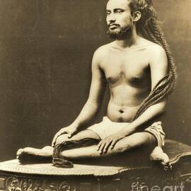 Indian Priest Meditating