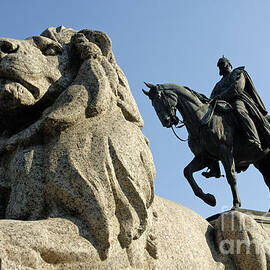 Lion and horse monument - German emperor Wilhelm I by Matthias Hauser