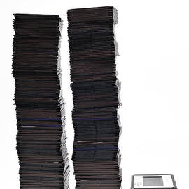 Many slides stacked by Matthias Hauser