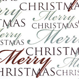 Merry Christmas words by Simon Bratt