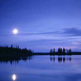 Moon Over A Lake