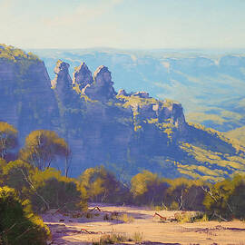 Morning Light Three Sisters by Graham Gercken