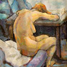 Nude Painting 1 by Alfons Niex