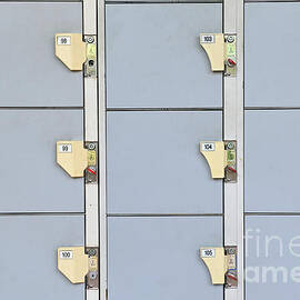 Numbered lockers by Sami Sarkis Photography