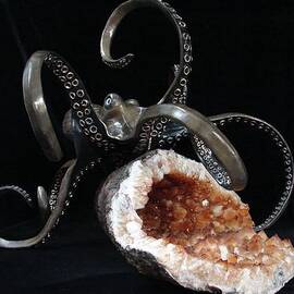 Octopus On Quartz by John Townsend