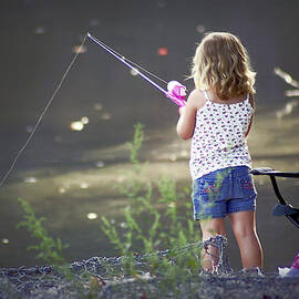 Pink Fishing Rod