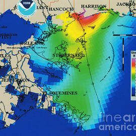 Predicted Effects Of Hurricane Camille by Science Source