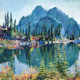 Reflections on Gem Lake by David Lloyd Glover