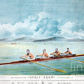 ROWING TEAM, c1875 by Granger