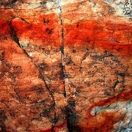 Sedona Red Rock Abstract 2 by Peter Cutler