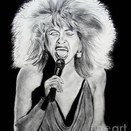 Singer and Actress Tina Turner  by Jim Fitzpatrick