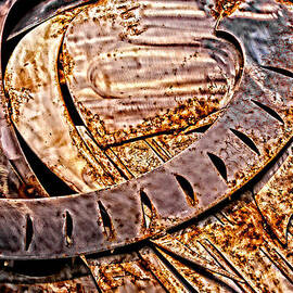 Stainless And Rust Abstract by Christopher Holmes